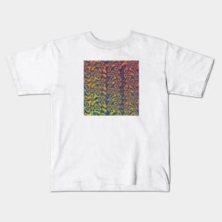 Abstract Psychedelic Fluid Kids T-Shirt